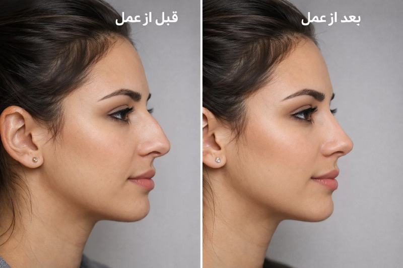 قبل و بعد عمل